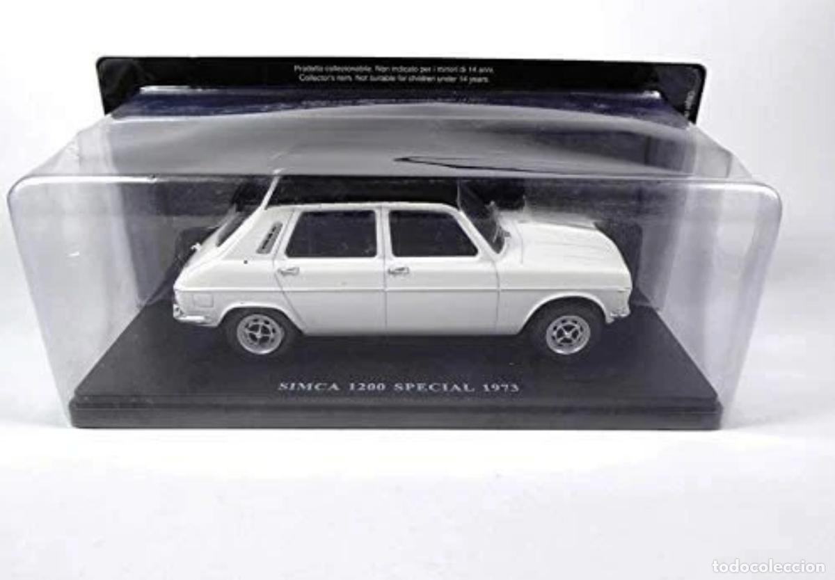 Coches a escala: Coche cl&aacute;sico SIMCA 1200 Special - a&ntilde;o 1973 (Escala 1/24) Coches inolvidables 18n. Nuevo a estrenar.