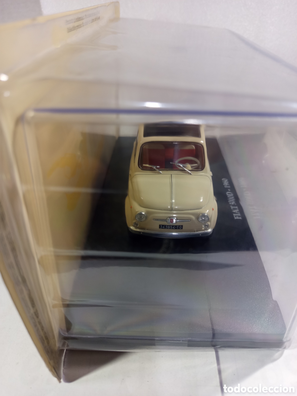 Coches a escala: F&iacute;at 500 D 1960 blanco - Foto 2