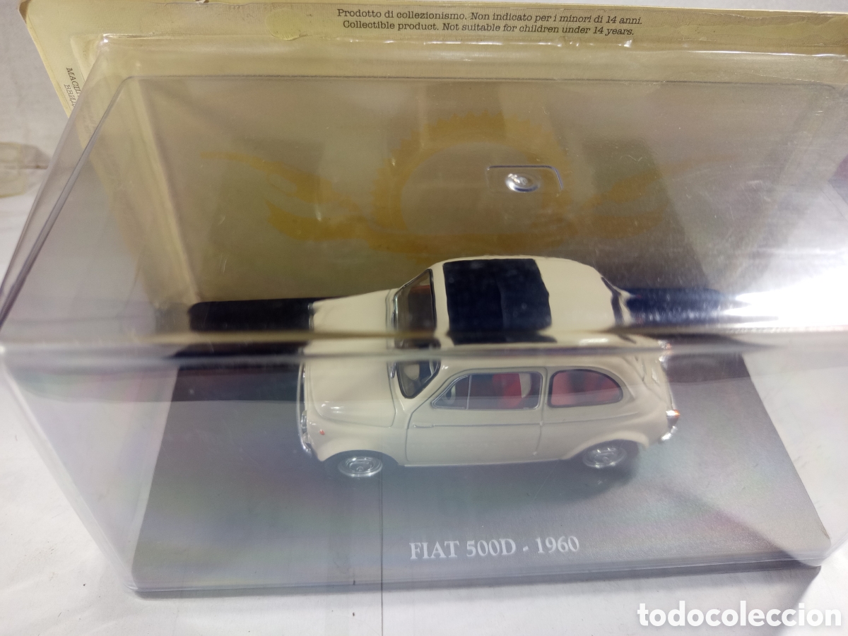 Coches a escala: F&iacute;at 500 D 1960 blanco - Foto 1