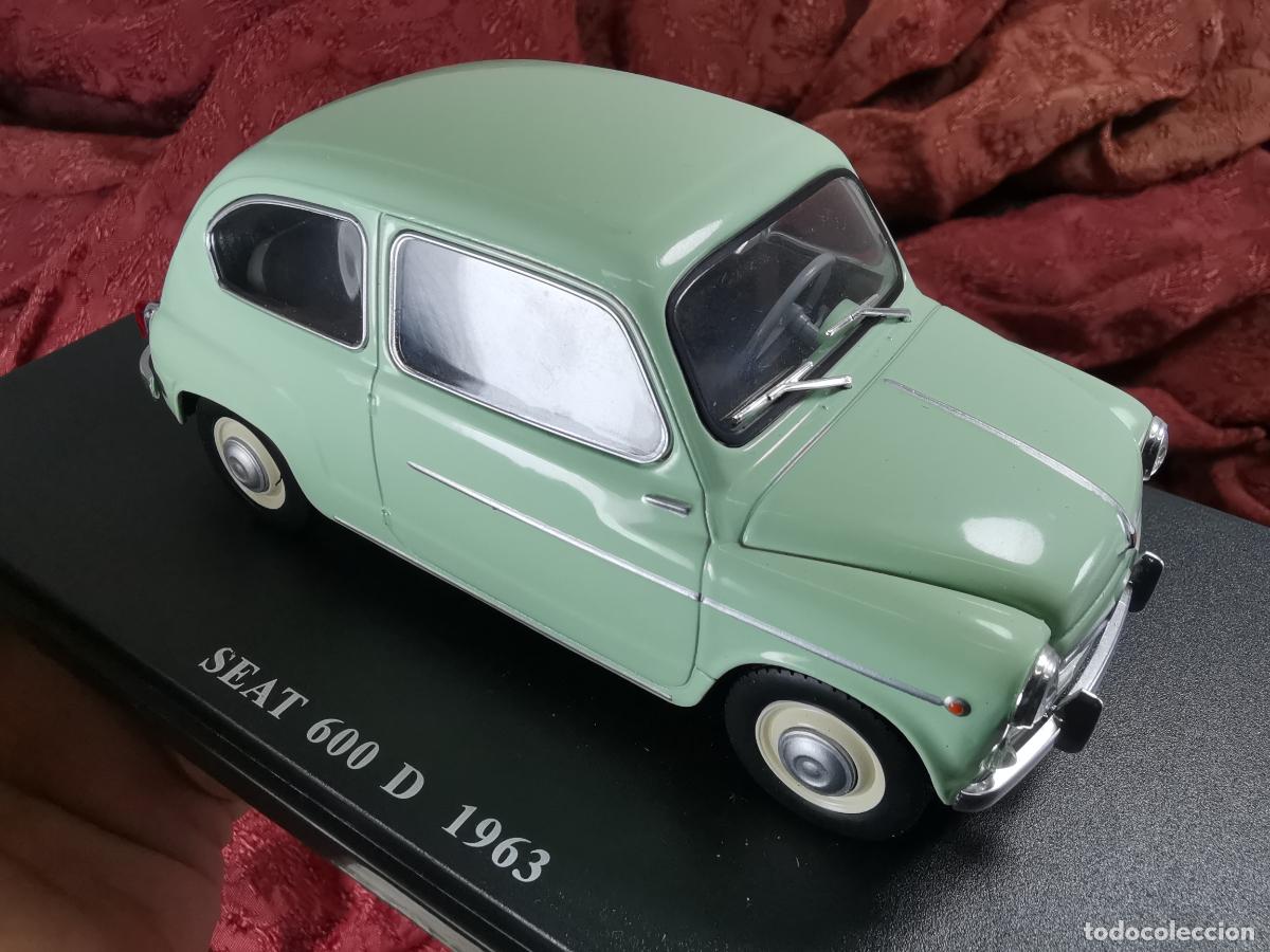 Coches a escala: SEAT 600 D-1963-COCHES INOLVIDABLES-SALVAT ESCALA 1/24---1:24