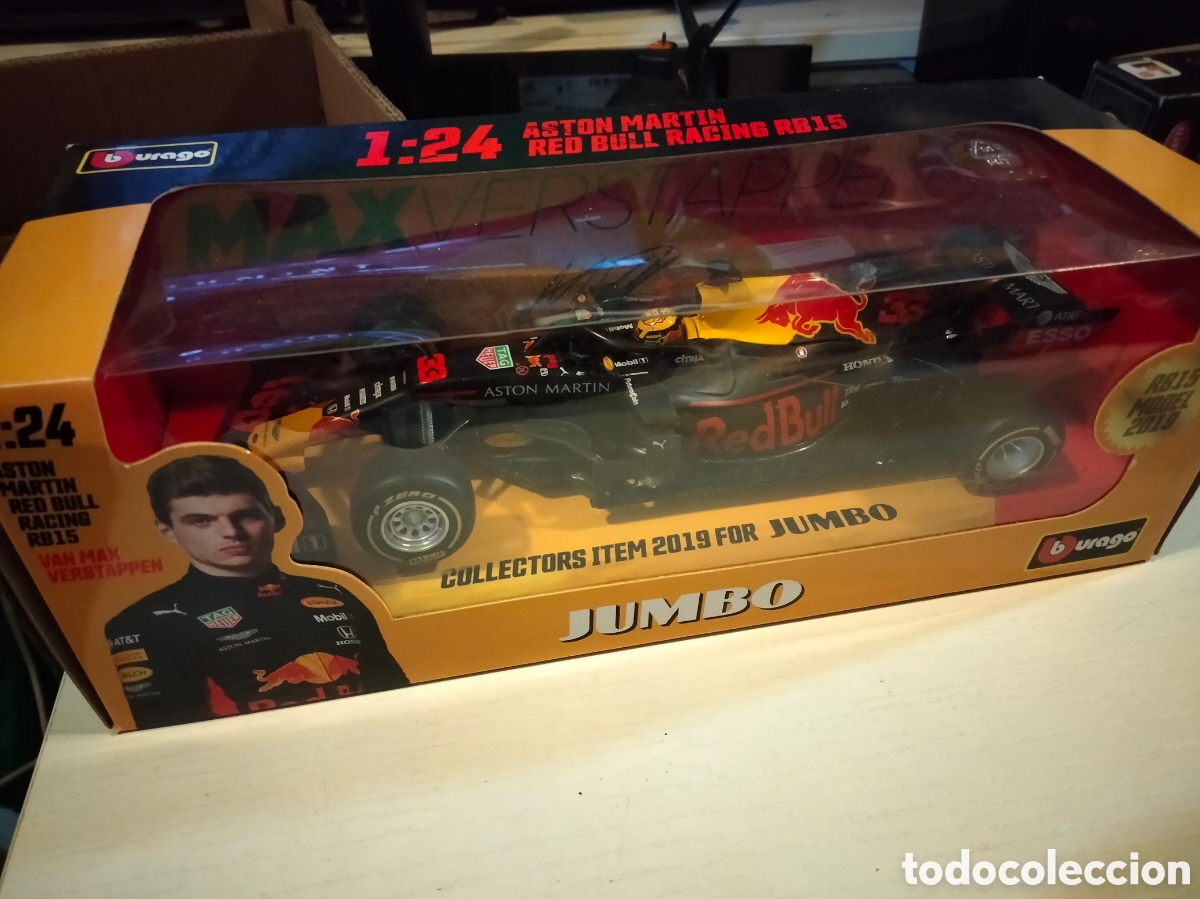 Coches a escala: Bburago 1/24 Aston Mart&iacute;n Red Bull Racing RB15 Max Verstapppen