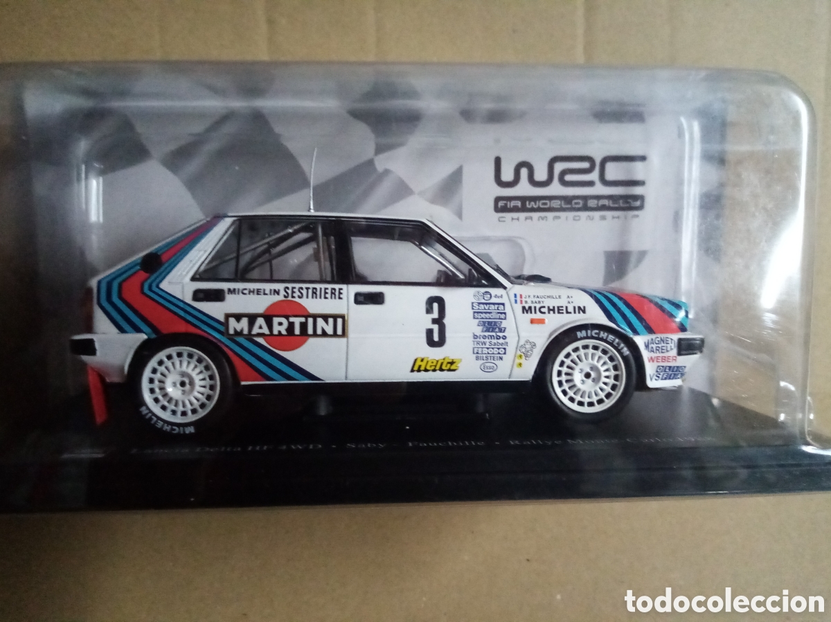 Coches a escala: Coche escala 1:24 lancia delta hf 4wd