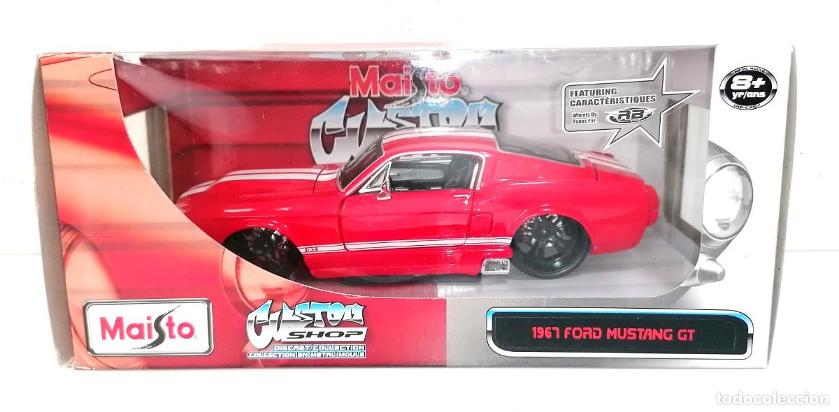 Coches a escala: FORD MUSTANG GT CUSTOM SHOP MAISTO ESCALA 1:24