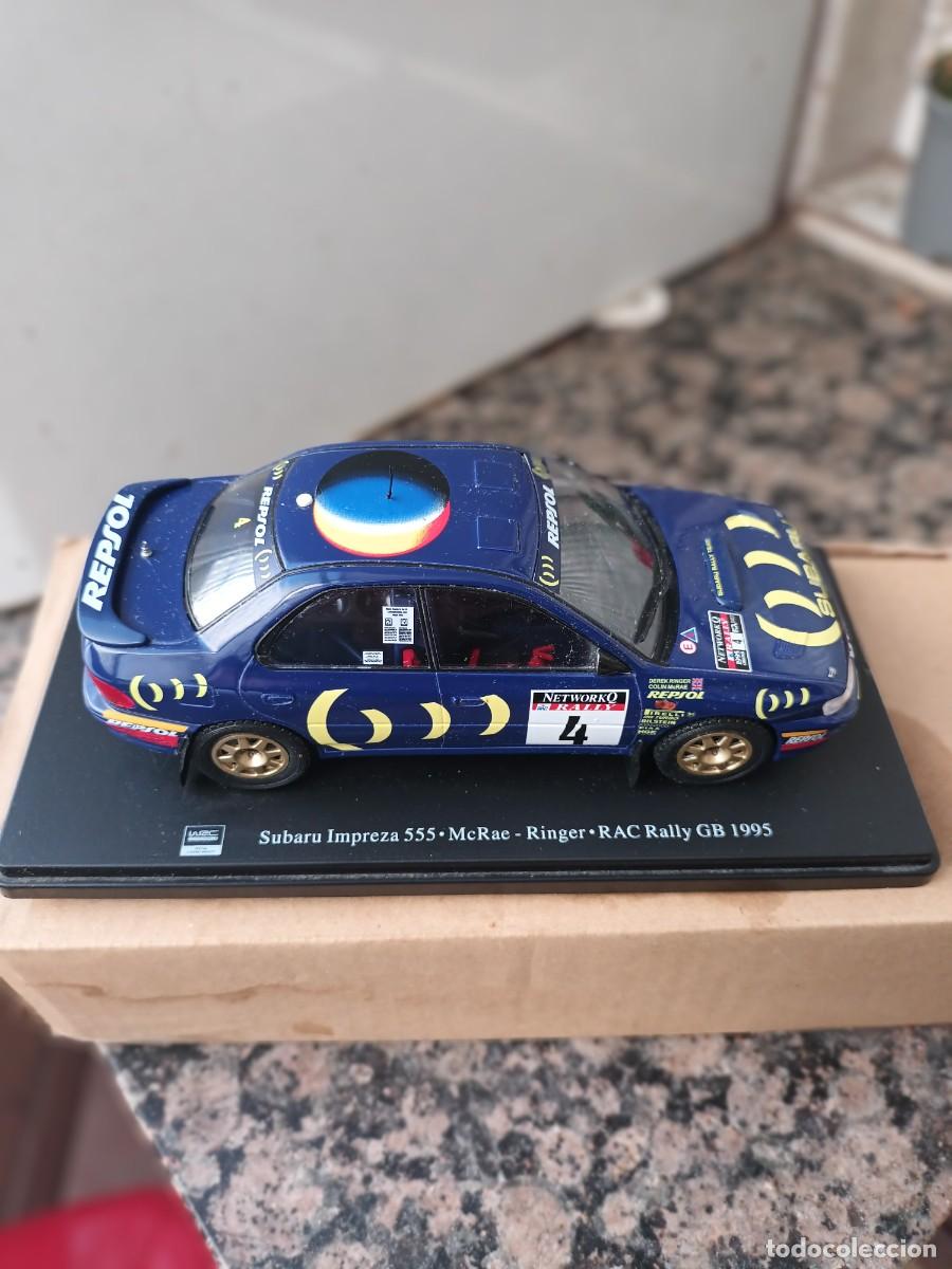 Coches a escala: SUBARU IMPREZA 555 MCRAE-RINGER RAC RALLY GB 1995 1:24 EN PEANA