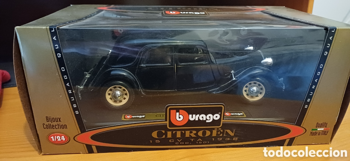 Coches a escala: Coche Burago 1/24 Citro&euml;n 15CVTA 1938