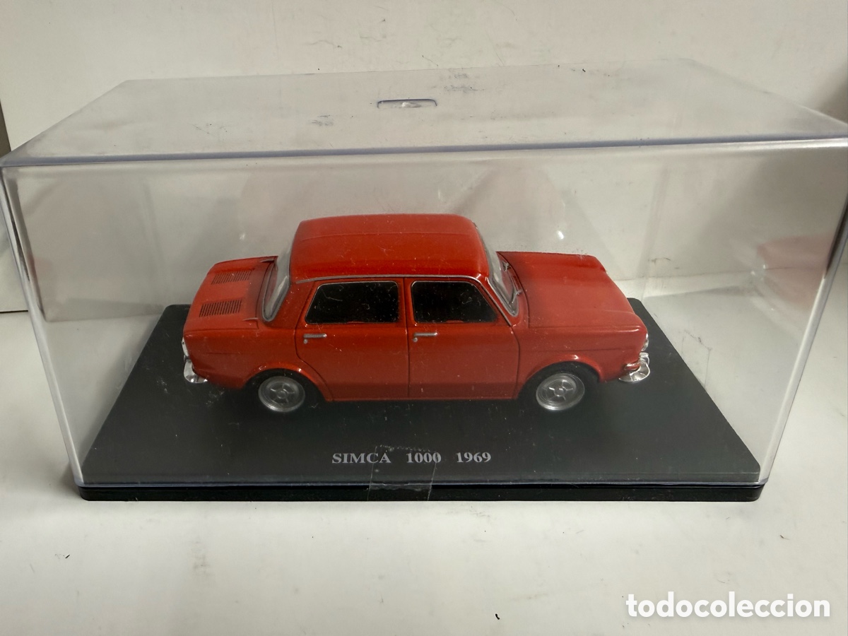 Coches a escala: COCHE ESCALA 1'24-SIMCA 1000-A&Ntilde;O 1968 CON SU CRISTALINA-(&)