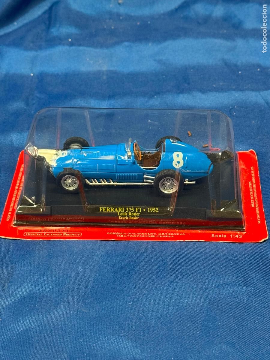 Coches a escala: FERRARI 375 F1 DE 1952 ALTAYA, PILOTO LOUIS Y ECURIE ROSIER FERRARI-07