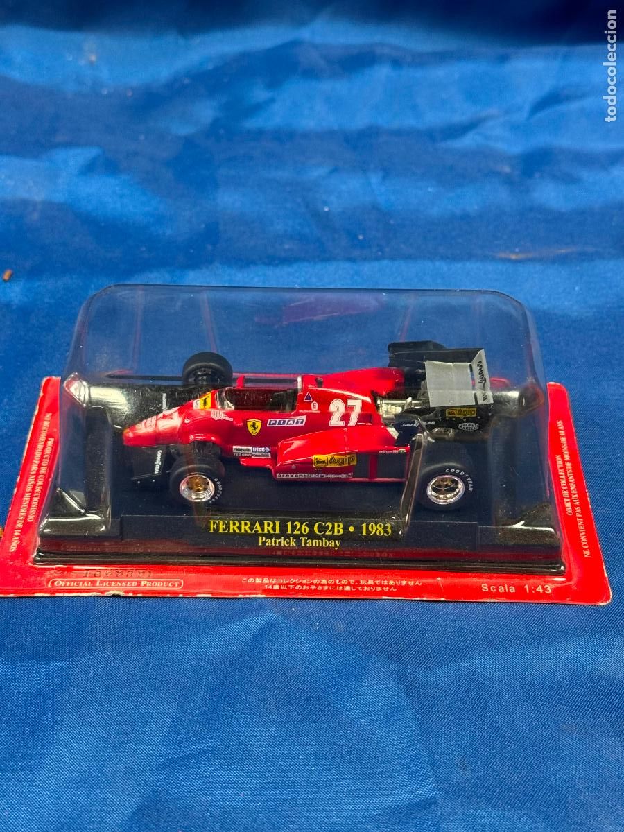 Coches a escala: FERRARI 126 C2B DE 1983 ALTAYA, PILOTO PATRICK TAMBAY. FERRARI-37
