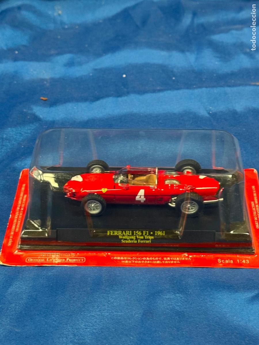 Coches a escala: FERRARI 156 F1 DE 1961 , EDICCIONES DE ALTAYA, PILOTO WOLIGANG YON TRIPS. FERRARI-32
