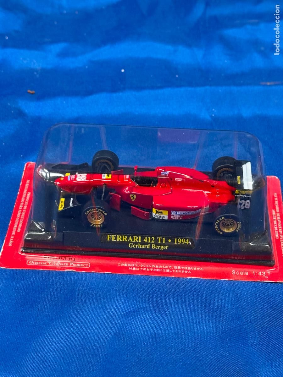 Coches a escala: FERRARI 412 T1 DE 1994, EDICCIONES DE ALTAYA, PILOTO GERHARD BERGER. FERRARI-21