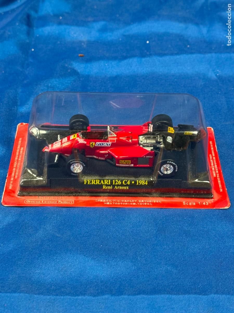 Coches a escala: FERRARI 126 C4 DE 1999 EDICCIONES DE ALTAYA, PILOTO RENE ARNOUX. FERRARI-59