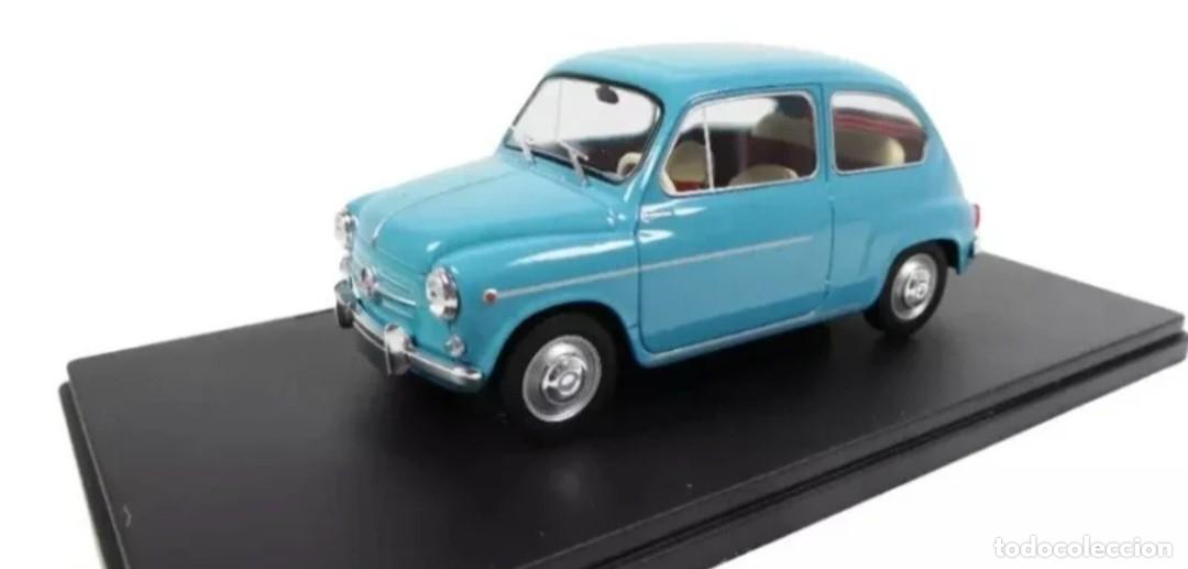 Coches a escala: 1/24 COCHE FIAT 600D 600 D 1:24 SEAT SALVAT COCHES CLASICOS INOLVIDABLES MINIATURA