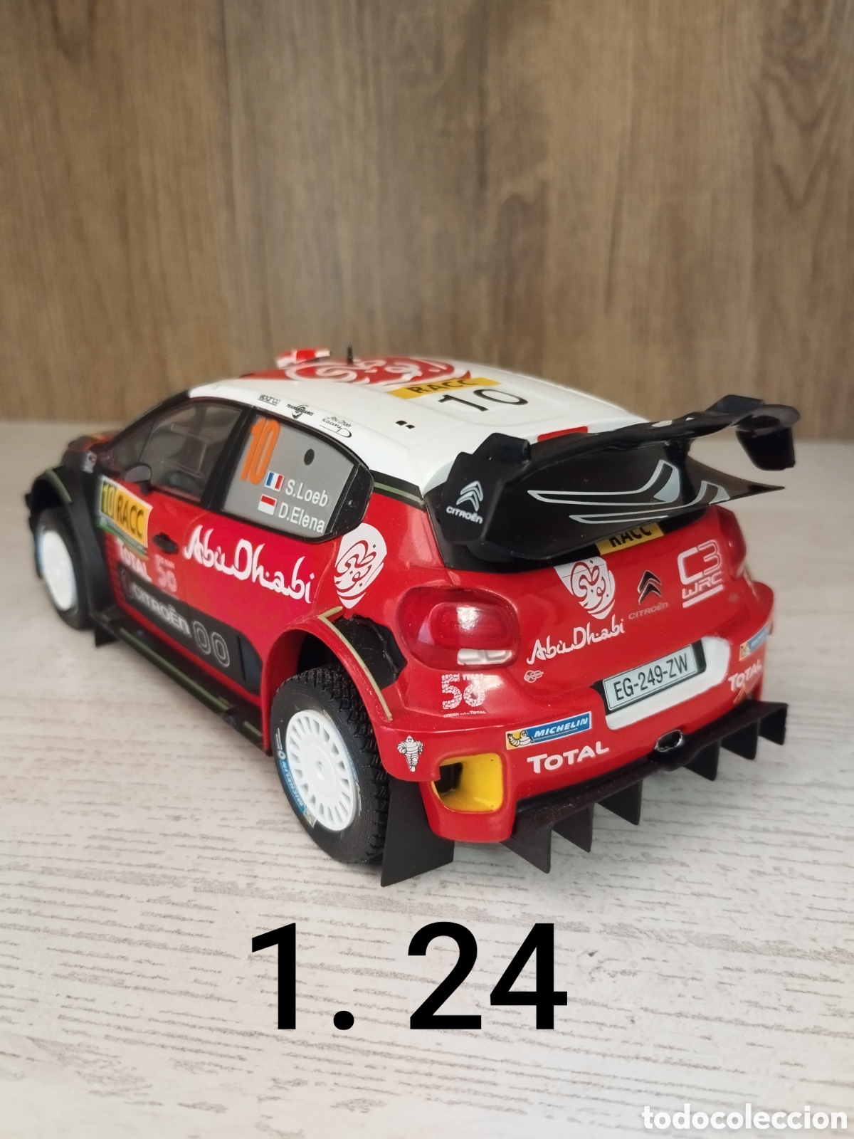 Coches a escala: CITRO&Euml;N C3 WRC LOEB RACC