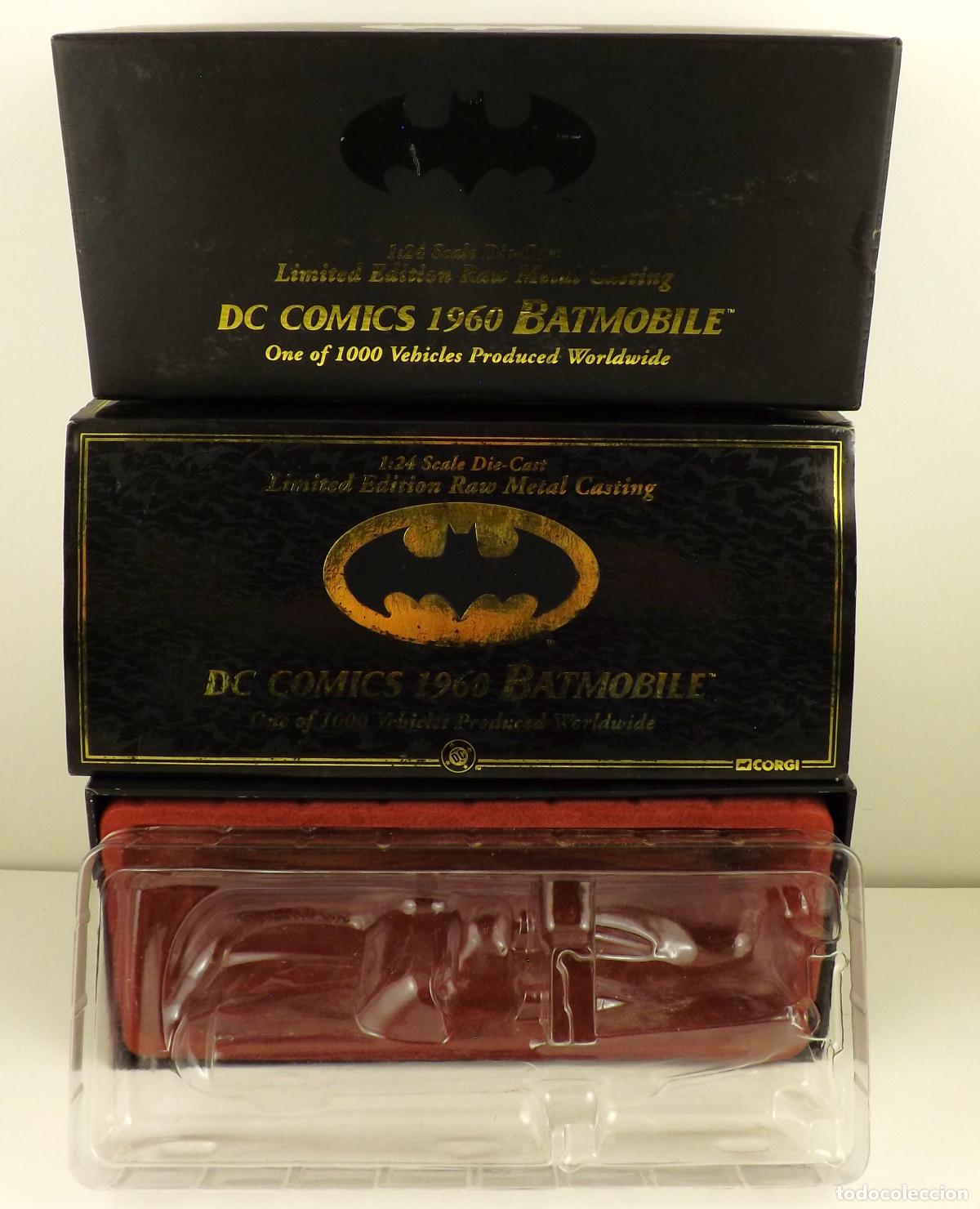 Coches a escala: Batmobile 1960 DC Batman Pieza exclusiva 1000 unidades fabricadas