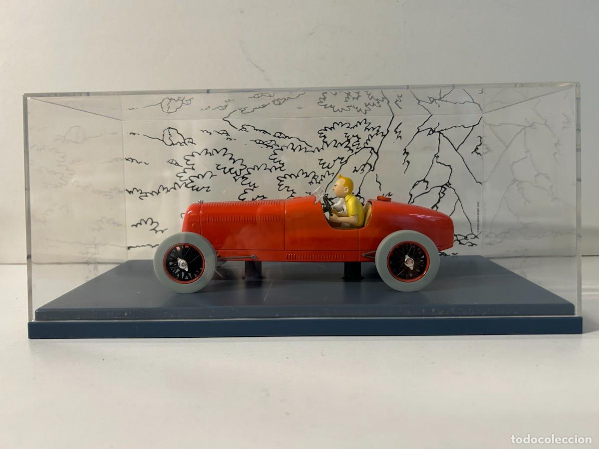 Coches a escala: TINTIN B&oacute;lido rojo Amilcar 1:24