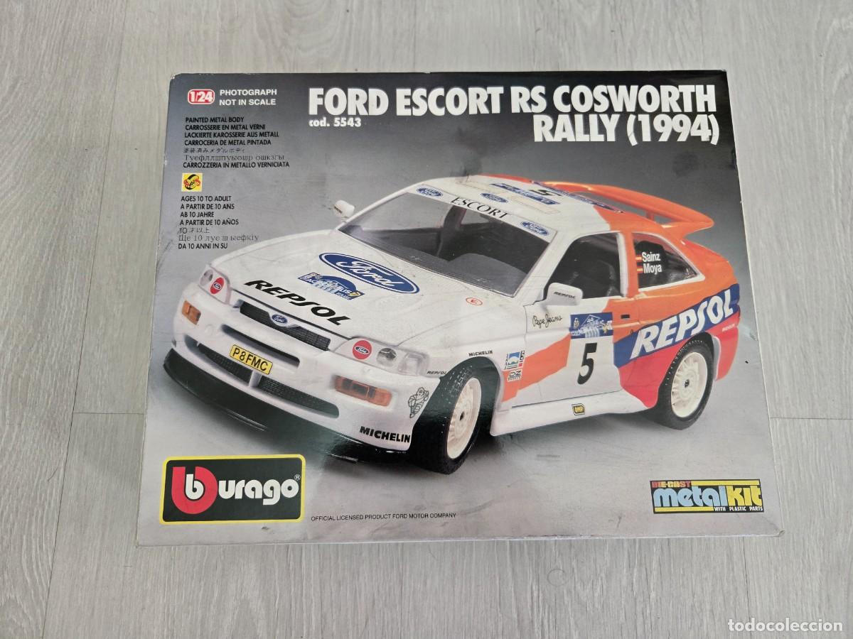 Coches a escala: FORD ESCORT RS COSWORTH 1994, BURAGO , METALKIT, 1/24