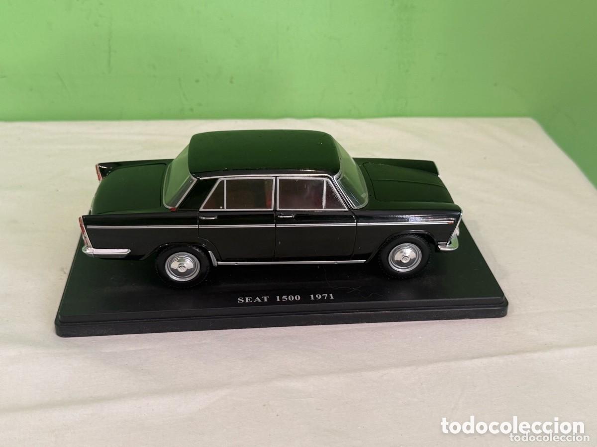 Coches a escala: Seat 1500 1971 Miniatura Met&aacute;lica Colecci&oacute;n (ESCALA 1/24)