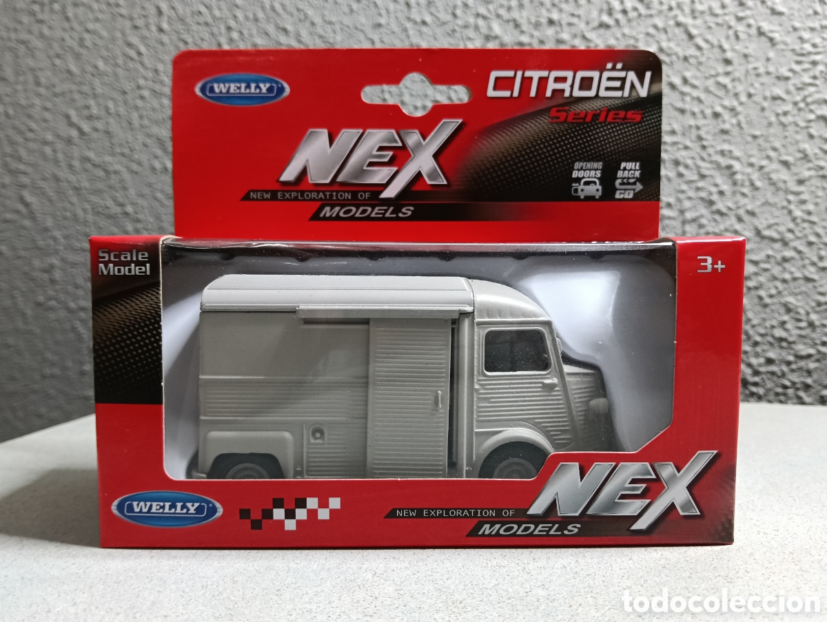 Coches a escala: Este es un modelo a escala del Citro&euml;n Type H de la marca Welly,