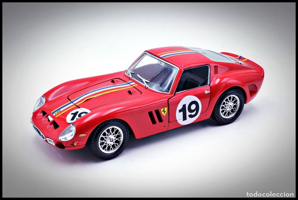 Coches a escala: Ferrari 250 GTO 1962. 24 Horas Le Mans. Bburago. Escala 1/24.