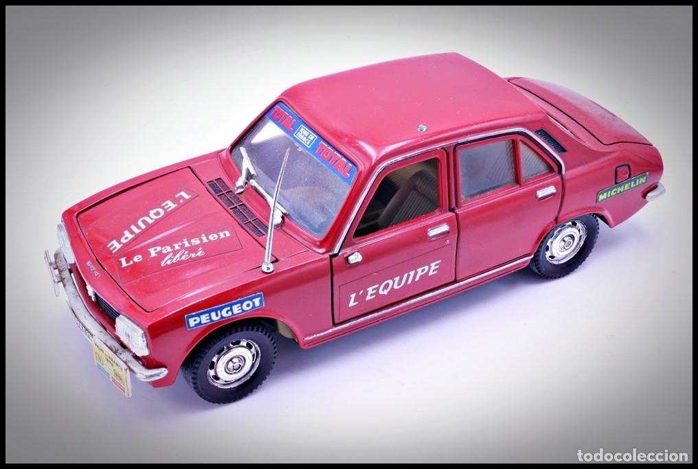 Coches a escala: Peugeot 504 GL Tour de FRance. Polistil. 1/25