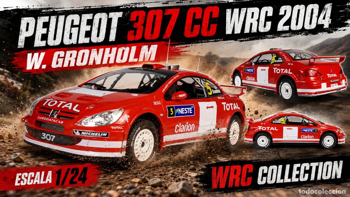 Coches a escala: Peugeot 307 CC WRC 2004 - Gronholm