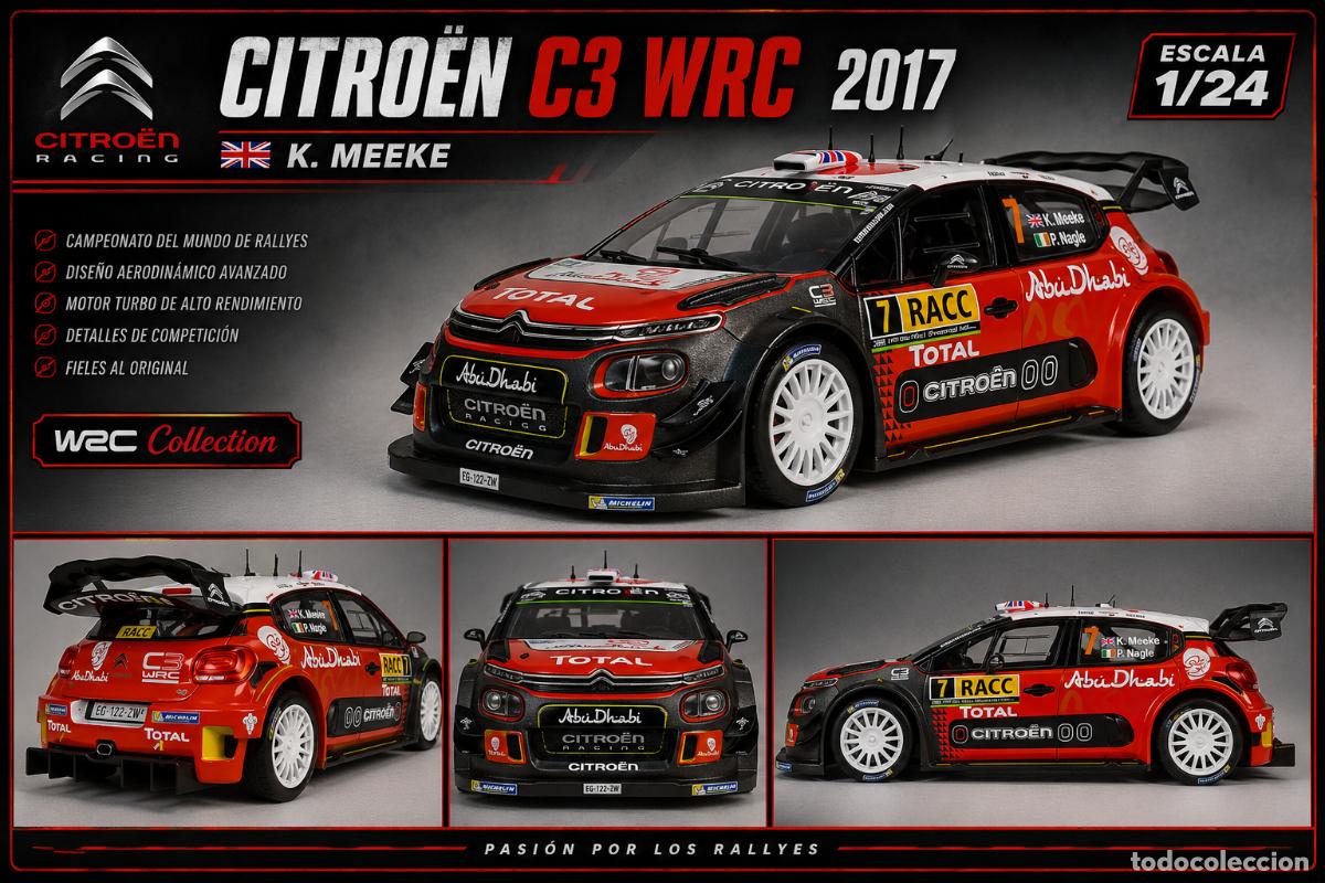 Coches a escala: Citroen C3 WRC 2017 - K. Meeke