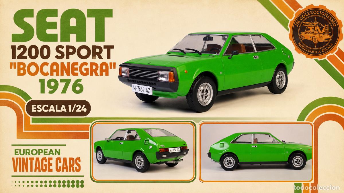 Coches a escala: Seat 1200 Sport 1976 Bocanegra
