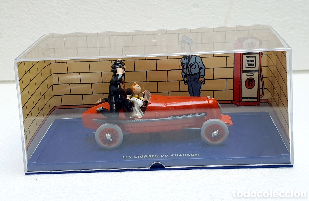 Coches a escala: LOS COCHES DE LAS AVENTURAS DE TIN TIN *** LE BOLIDE ROUGE *** LES CIGARS DU PHARAON
