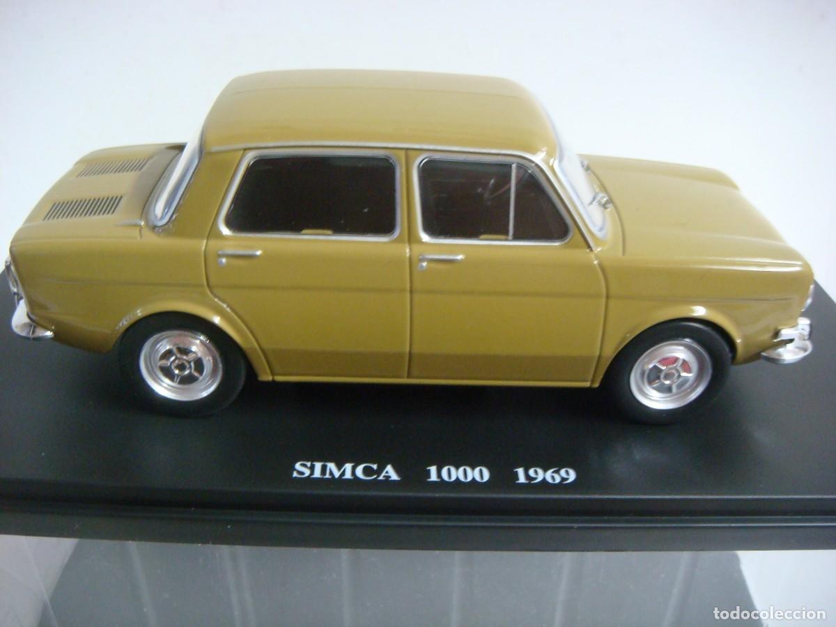 Coches a escala: COCHE ESCALA 1'24-SIMCA 1000-1969 CON SU CRISTALINA-(&)