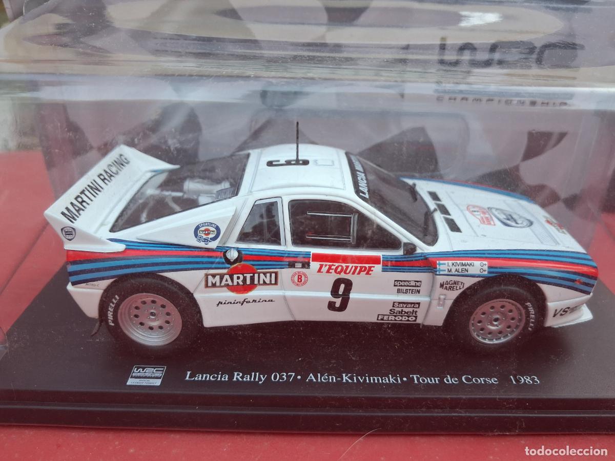 Coches a escala: PRECIOSO COCHE ESCALA 1:24 LANCIA RALLYE 037 CORCEGA 1983 NUEVO EN BLISTER ORIGINAL