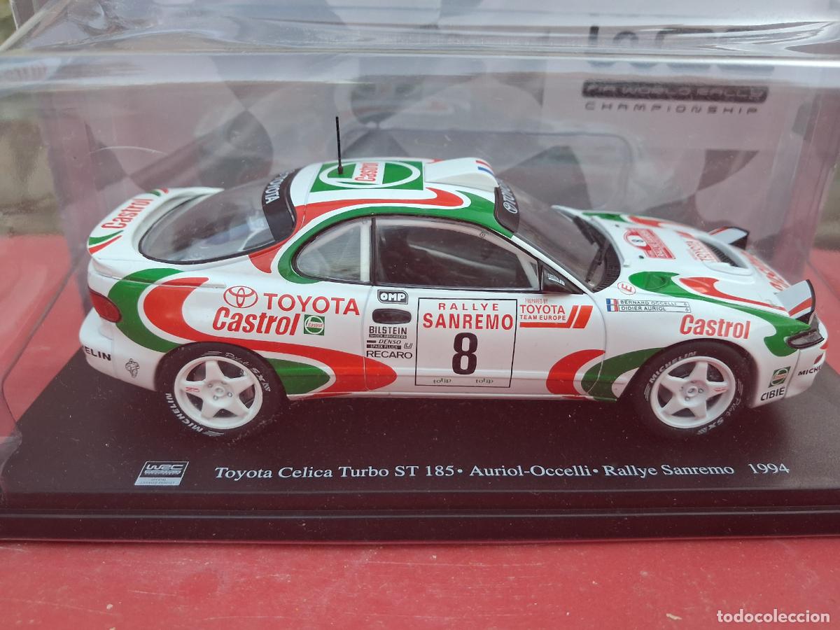 Coches a escala: PRECIOSO COCHE ESCALA 1:24 TOYOTA CELICA TURBO ST 185 SANREMO 1994 NUEVO EN BLISTER ORIGINAL