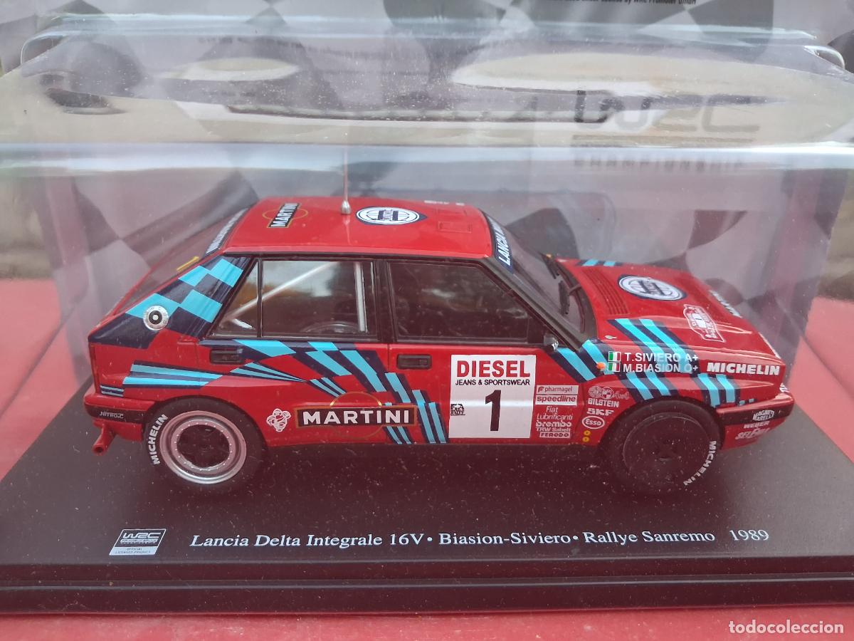 Coches a escala: PRECIOSO COCHE ESCALA 1:24 LANCIA DELTA INTEGRALE 16V SANREMO 1989 NUEVO EN BLISTER ORIGINAL