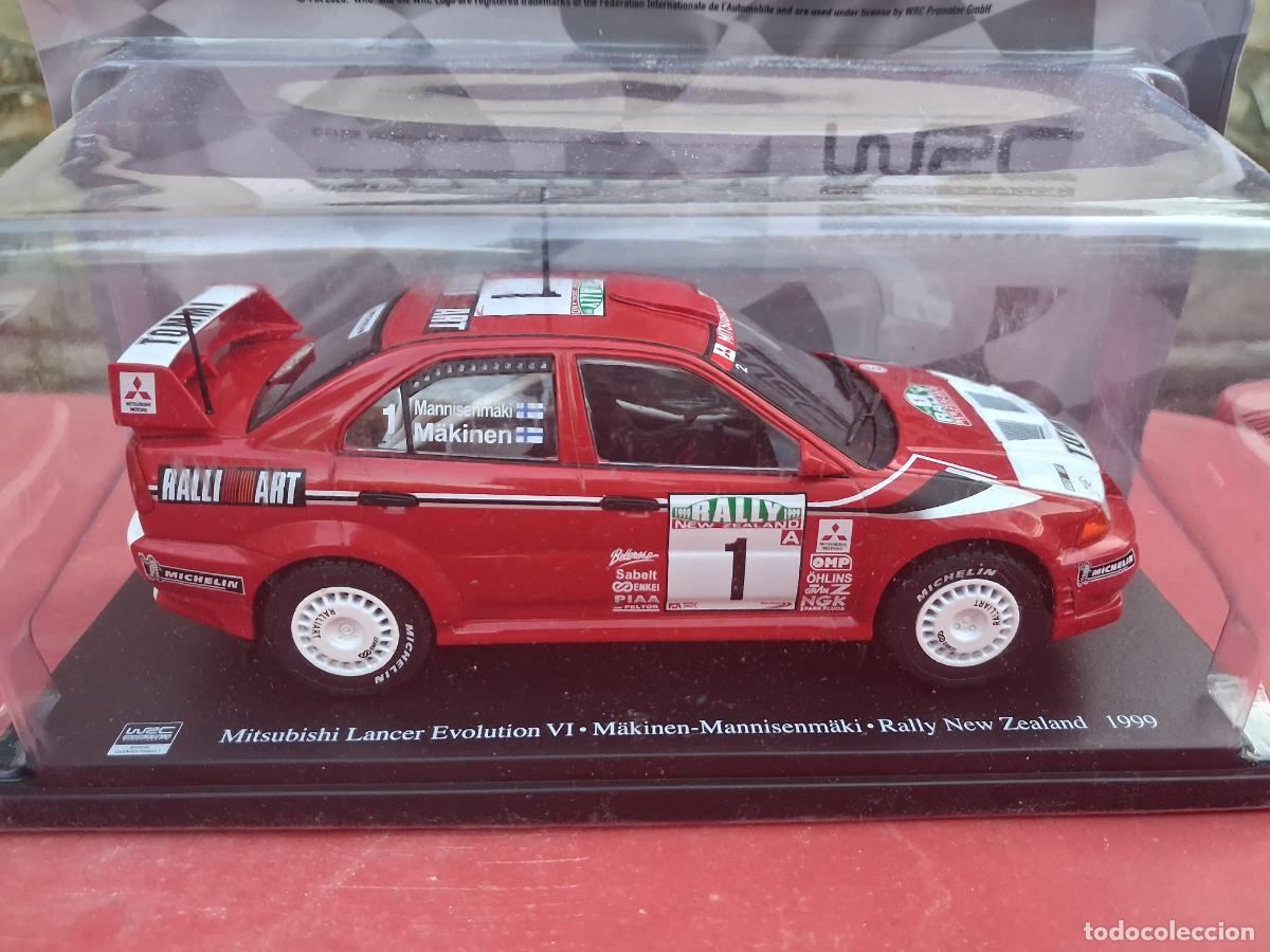 Coches a escala: PRECIOSO COCHE ESCALA 1:24 MITSUBISHI LANCER EVOLUTION VI NEW ZELAND 1999 NUEVO EN BLISTER ORIGINAL