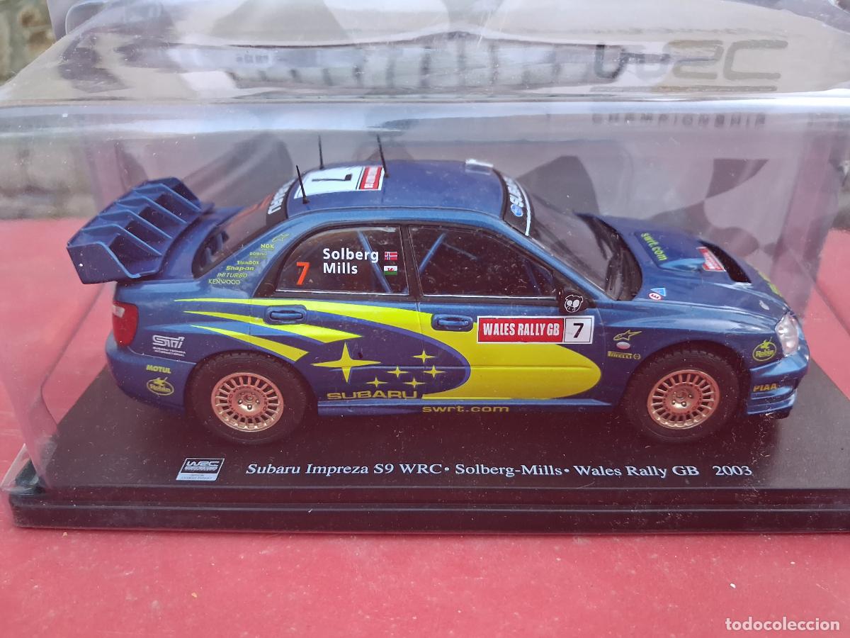 Coches a escala: PRECIOSO COCHE ESCALA 1:24 SUBARU IMPREZA S9 WALLES RALLYE 2003 WRC NUEVO EN BLISTER ORIGINAL