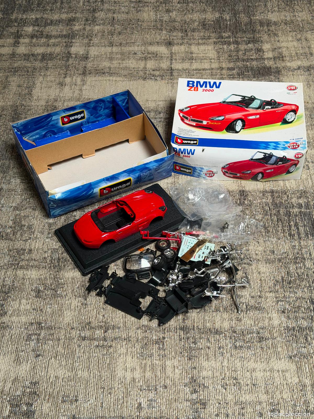 Coches a escala: MAQUETA METAL KIT BMW Z8 2000 BURAGO 1/24