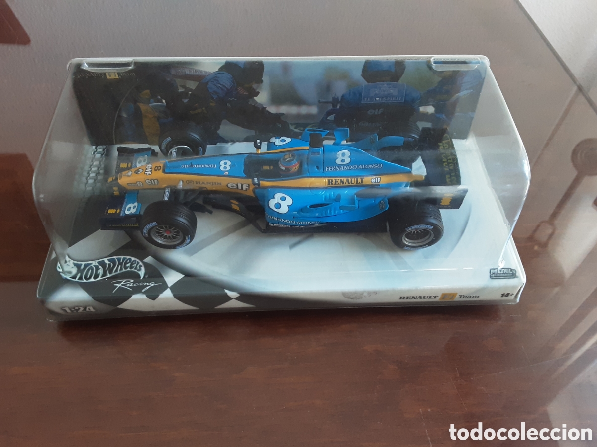 Coches a escala: Coche F1 Renault Fernando Alonso. Escala 1:24.Hotwheels.