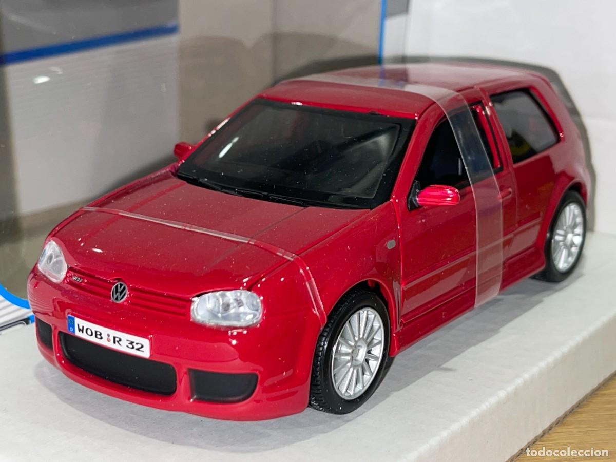 Coches a escala: Coche VOLKSWAGEN GOLF R32 rojo 1/24 die-cast metal car 1:24 maisto Special Edition nuevo en caja