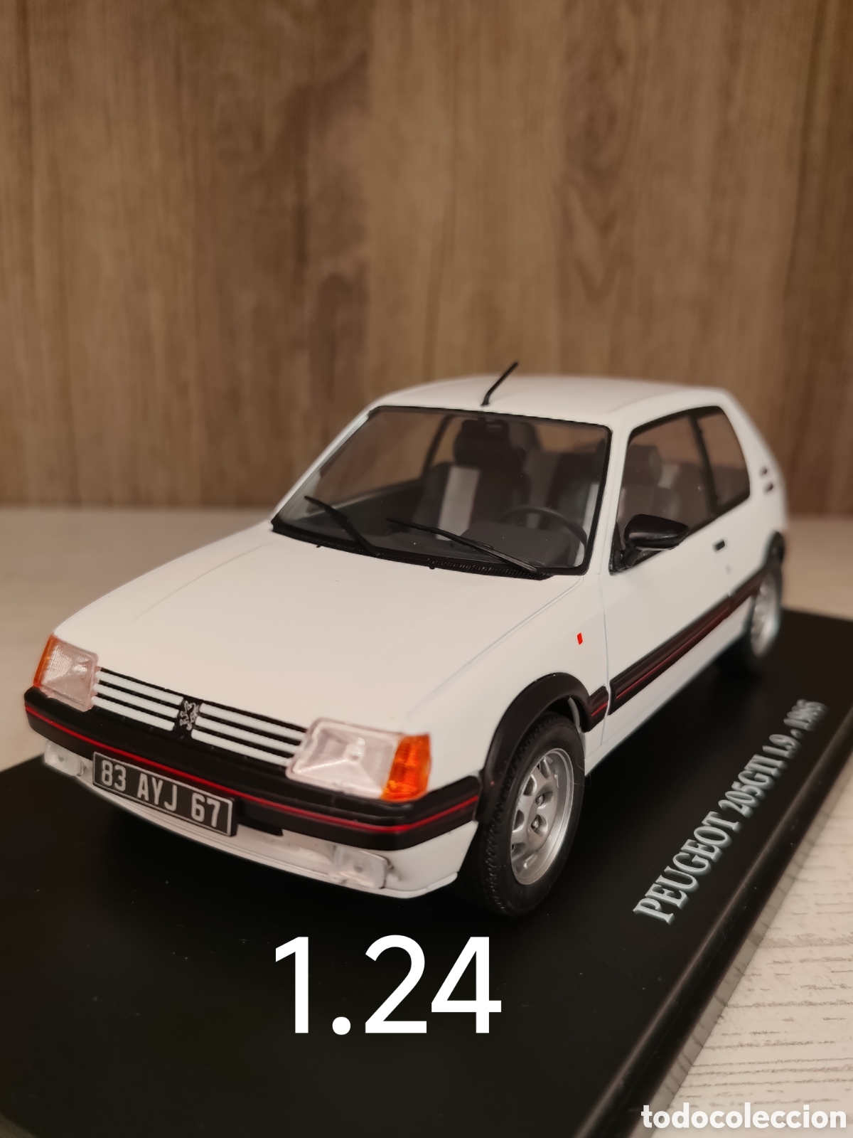Coches a escala: PEUGEOT 205 1.9 GTI HACHETTE