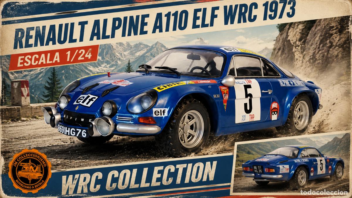 Voitures &agrave; l'&eacute;chelle: Renault Alpine A110 ELF WRC 1973