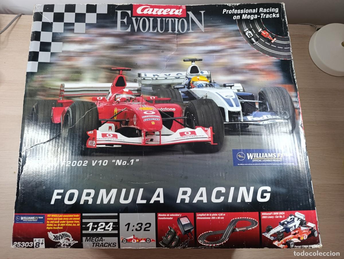 Coches a escala: Carrera Evolution Set F1 Ferrari vs Williams BMW Pista 1:24 Coches 1:32 Circuito Slot Completo