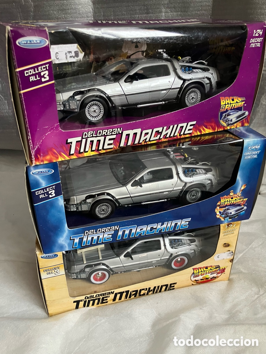 Coches a escala: DELOREAN TIME MACHINE 1:24