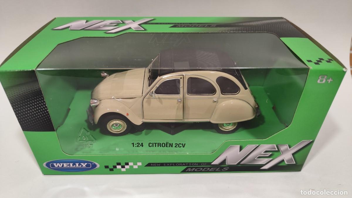 Coches a escala: CITROEN 2CV 1982 BEYGE - ESCALA 1:24 - WELLY