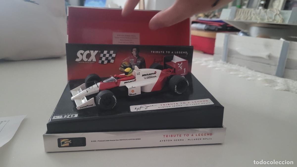 Coches a escala: Coche Slot SCX McLaren MP4/6 Ayrton Senna
