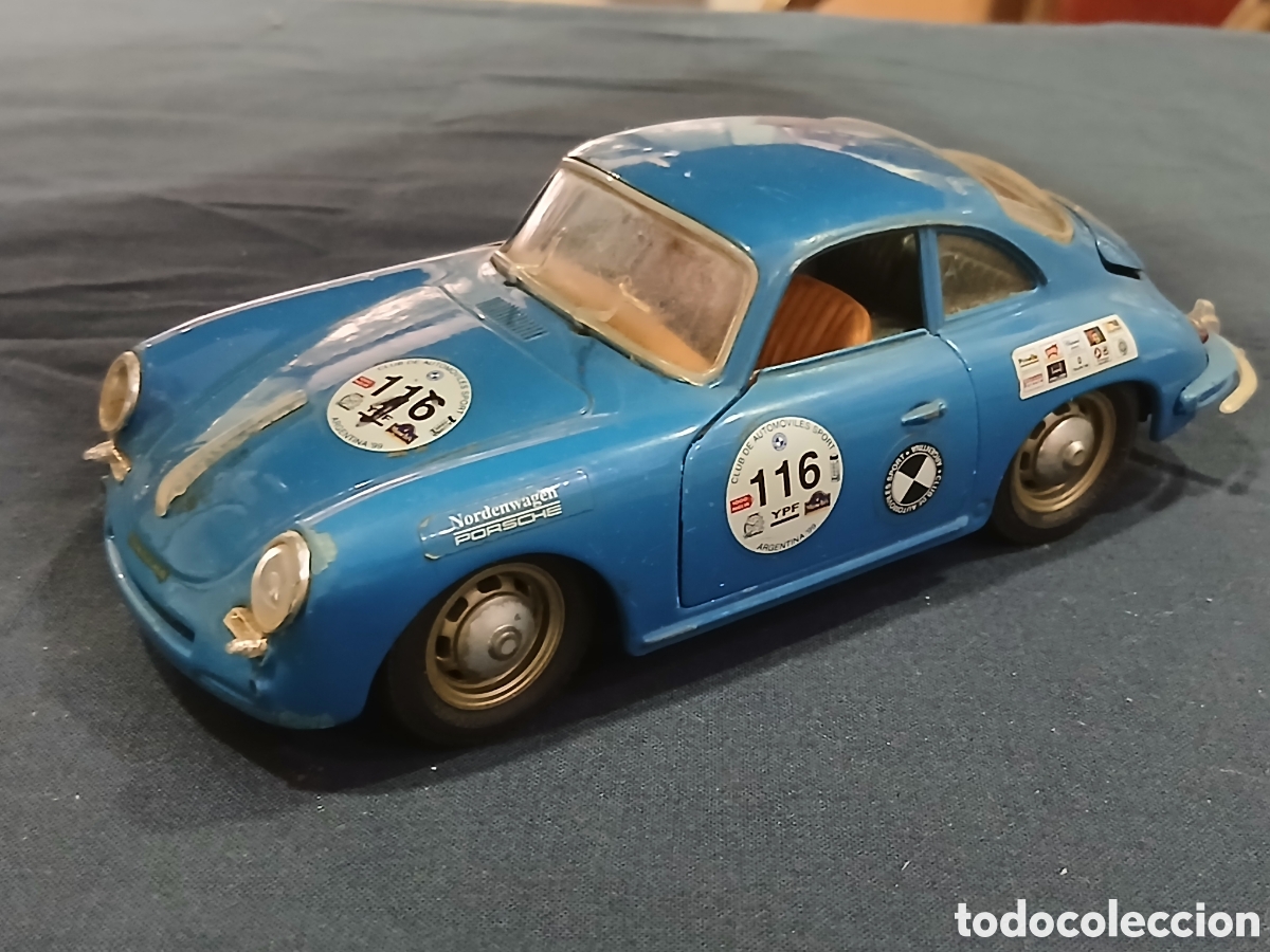 Voitures &agrave; l'&eacute;chelle: Burago. Porsche 356B. 1961. Esc 1/24. (L134)