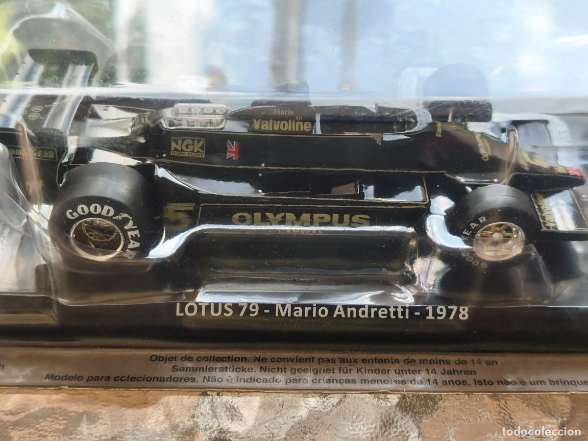 Coches a escala: Formula 1. Lotus 79. Mario Andretti. (1978). Escala 1/24.