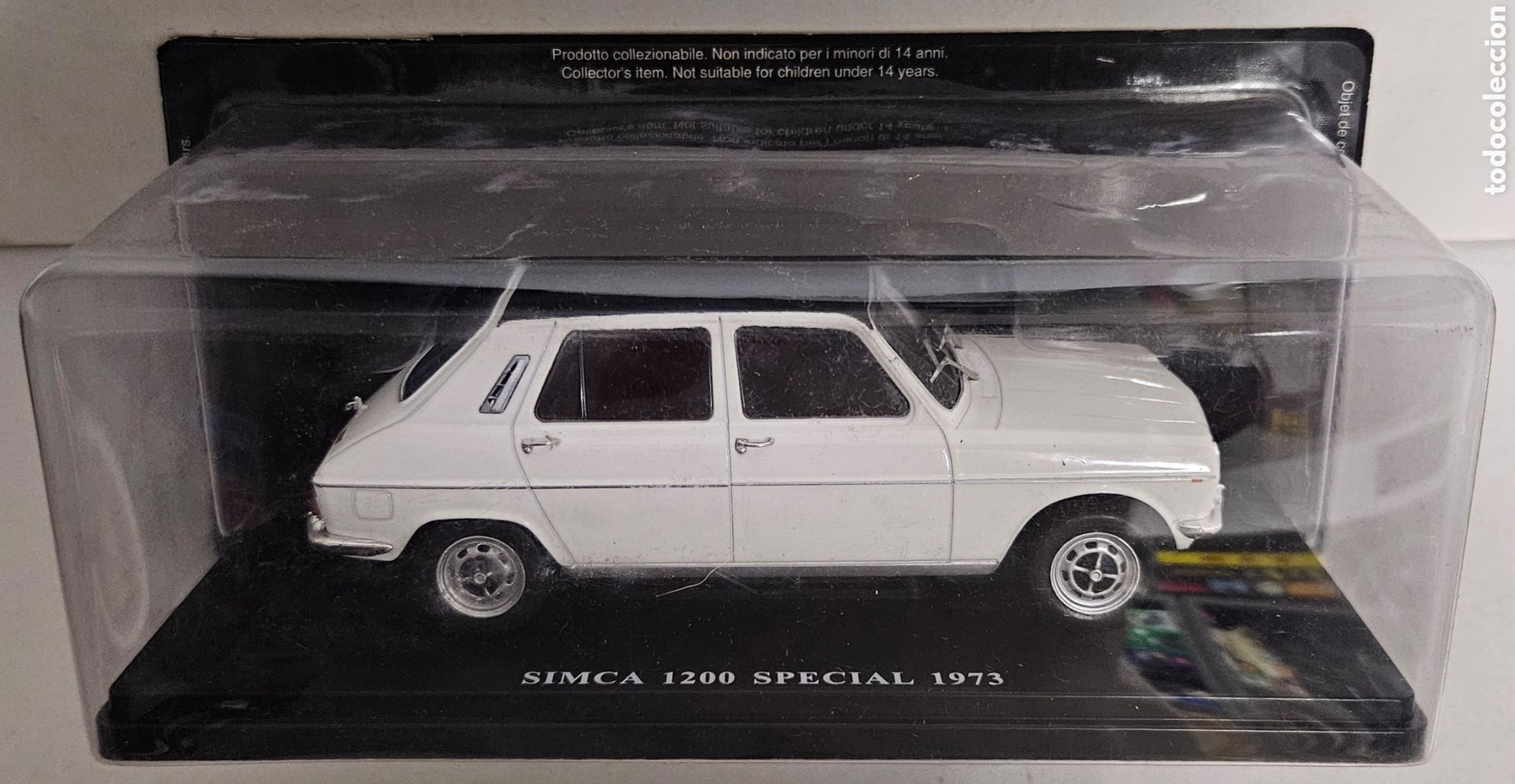 Model Cars: SIMCA 1200 SPECIAL 1973 escala 1:24 Salvat Coches Inolvidables die-cast metal 1/24