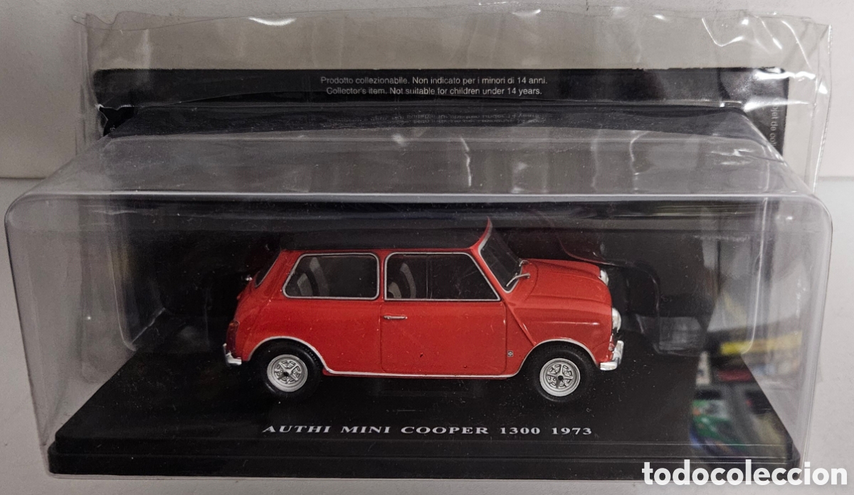Model Cars: AUTHI MINI COOPER 1300 1973 escala 1:24 Salvat Coches Inolvidables die-cast metal 1/24
