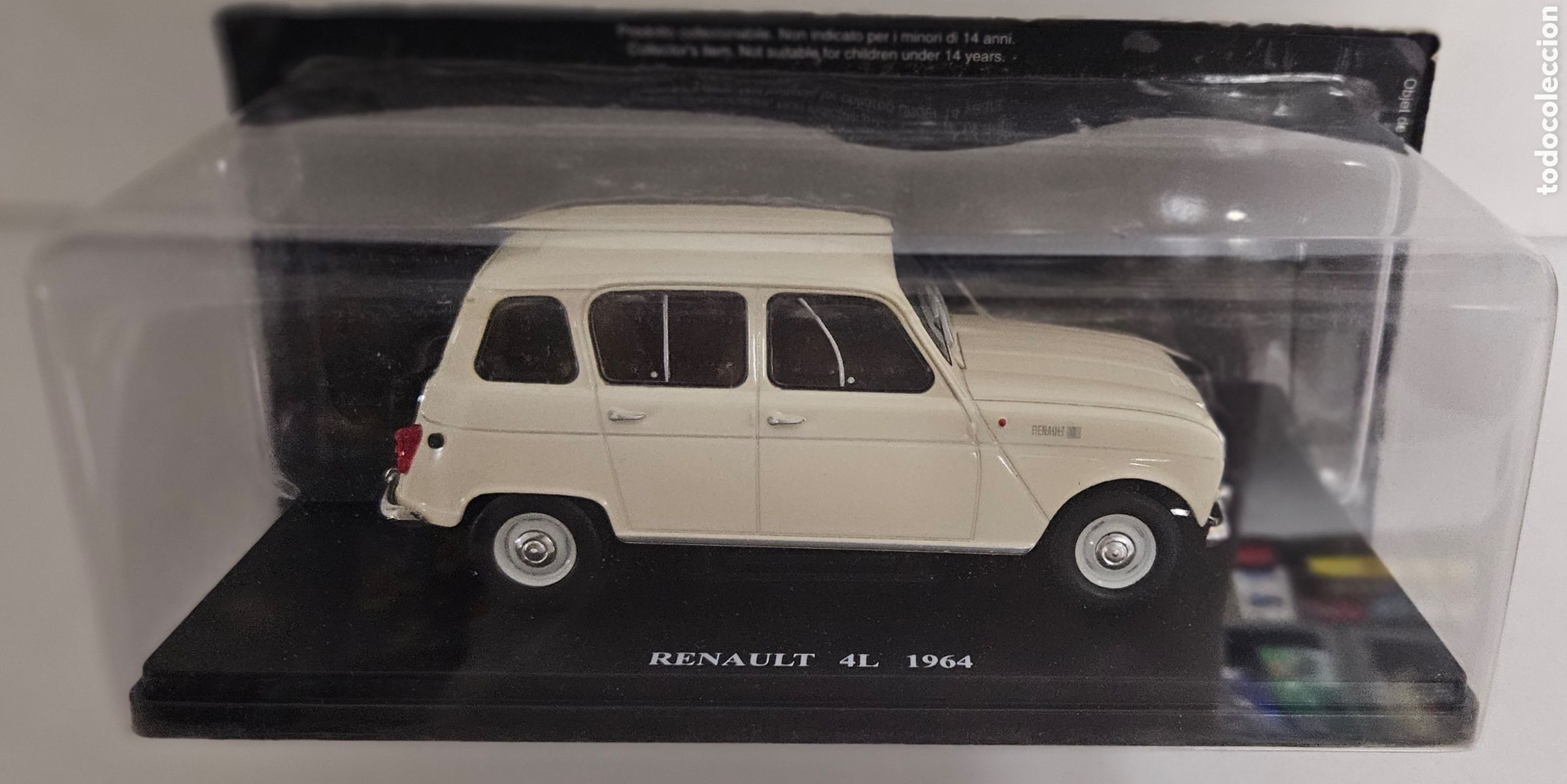 Model Cars: RENAULT 4L 1964 escala 1:24 Salvat Coches Inolvidables die-cast metal 1/24