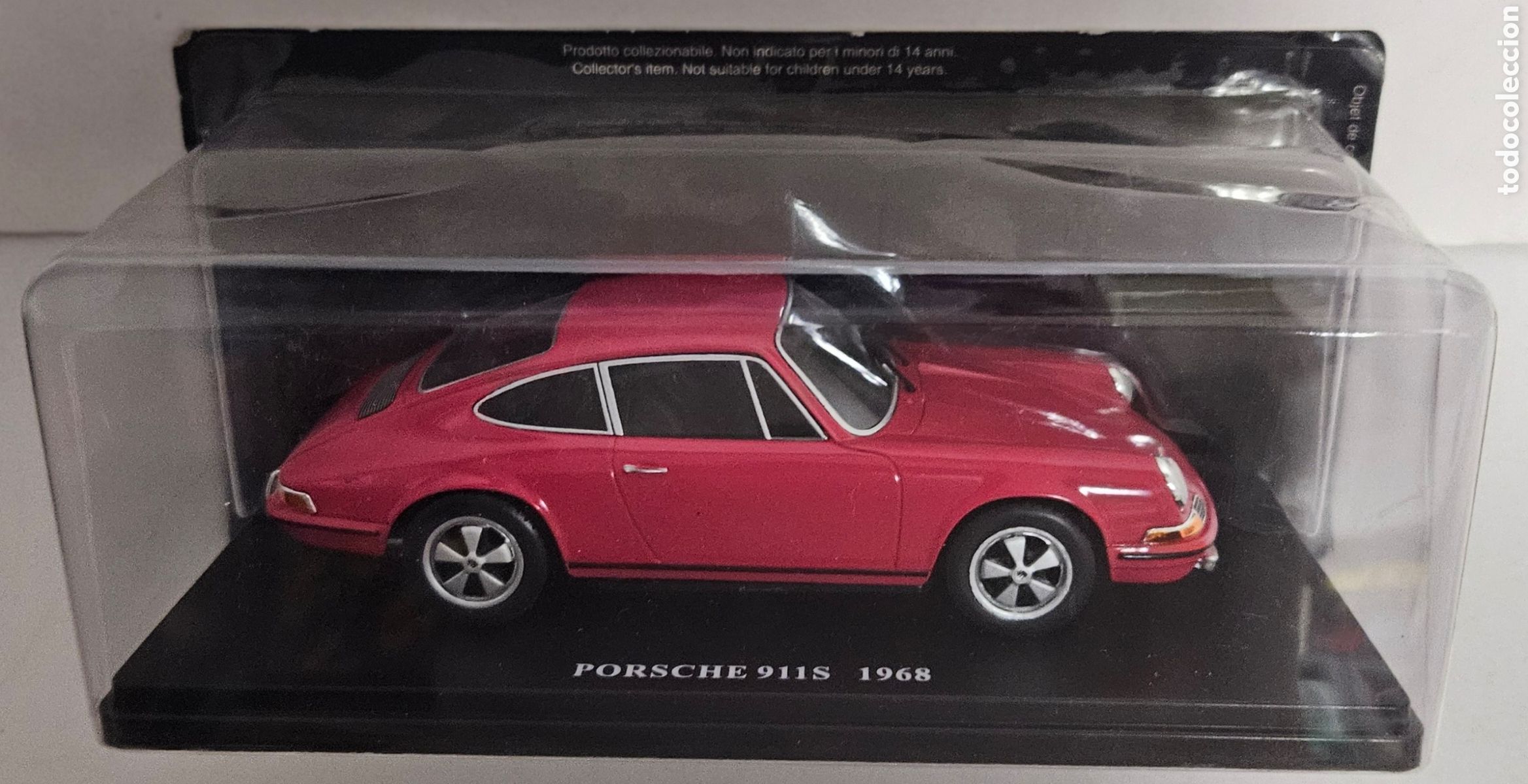 Model Cars: PORSCHE 911S 1968 escala 1:24 Salvat Coches Inolvidables die-cast metal 1/24