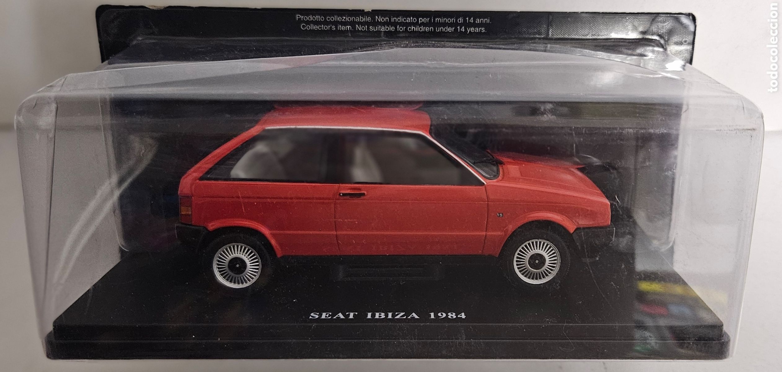 Model Cars: SEAT IBIZA 1984 escala 1:24 Salvat Coches Inolvidables die-cast metal 1/24